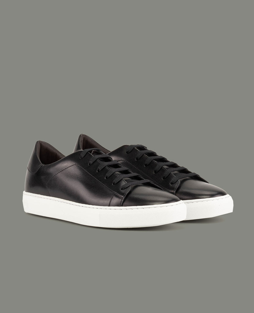 The Rhodes Leather Sneaker Black Rye 51