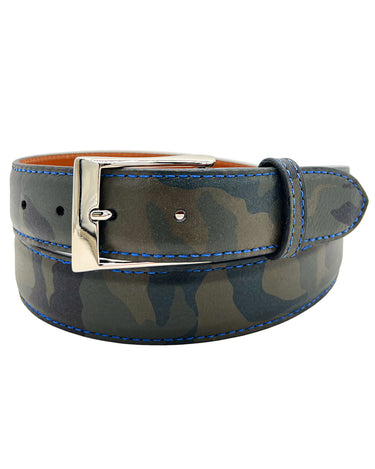 Rye 51 Custom Belt - Italian Calf - Green Camo
