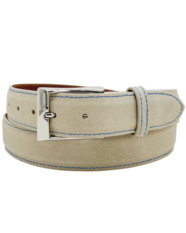 Rye 51 Custom Belt - Italian Suede - Bone