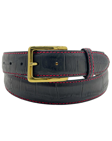 Rye 51 Custom Belt - Matte Alligator - Black