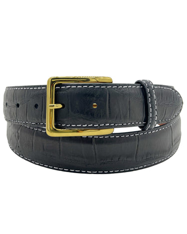 Rye 51 Custom Belt - Matte Alligator - Black