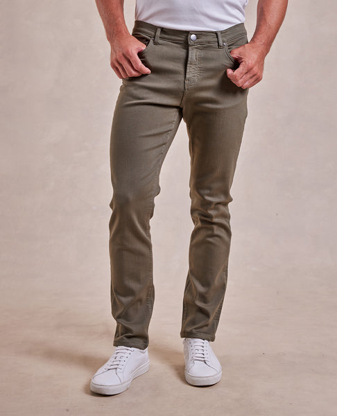 R51 Pant - French Twill Stretch 5-Pocket - Fatigue – Rye 51