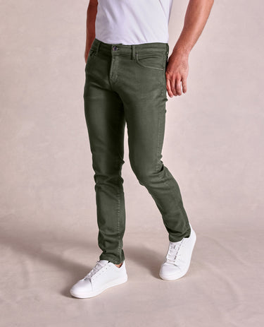 R51 Pant - French Twill Stretch 5-Pocket - Green Smoke