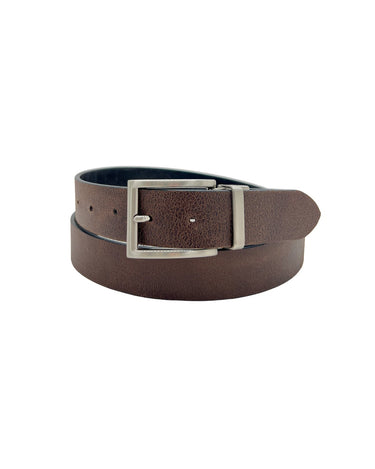 The Rye 51 Belt - Reversible Italian Calf/American Matte Alligator - Black/Brown