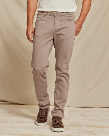 R51 Pant - French Twill Stretch 5-Pocket - Warm Taupe