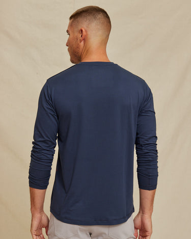 The Voyager - Performance LS Tee - Navy