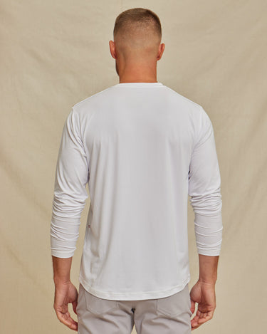 The Voyager - Performance LS Tee - White