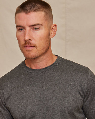 The Voyager - Performance SS Tee - Onyx Heather