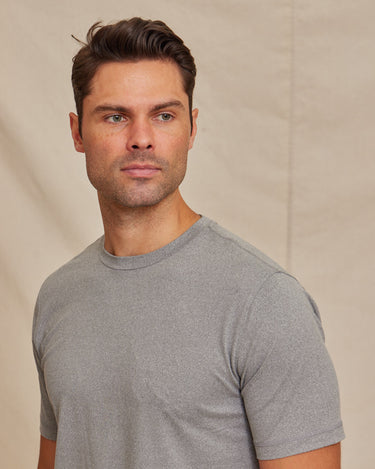 The Voyager - Performance SS Tee - Light Grey Heather