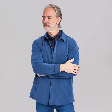 The Noah - Double Knit Chore Coat - Lagoon