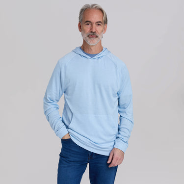 The Kai - Ultra-Light Hoodie - Sky Blue