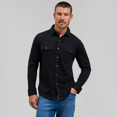 The Waylan - Merino Sweater Knit - Black