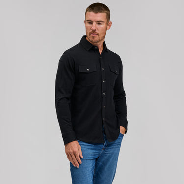 The Waylan - Merino Sweater Knit - Black