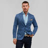 The West - Italian Jersey Knit Soft Jacket - Royal Blue - Rye 51