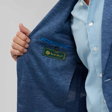 The West - Italian Jersey Knit Soft Jacket - Royal Blue - Rye 51