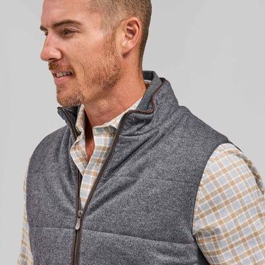 The Rupert - Wool Cashmere Vest - Grey