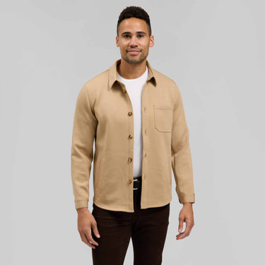 The Noah - Double Knit Chore Coat - Bisque