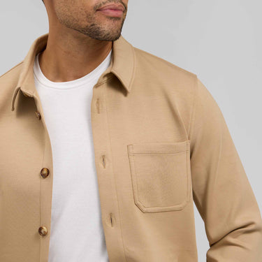The Noah - Double Knit Chore Coat - Bisque