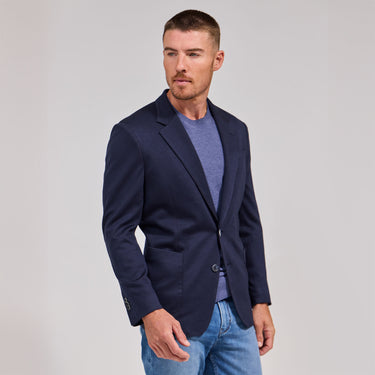 The Magnus - Jersey Cashmere Jacket - Navy