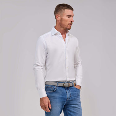 The Kennedy - Twill Dress Shirt - White