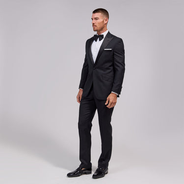 The Alexander - Peak Lapel Tuxedo - Black