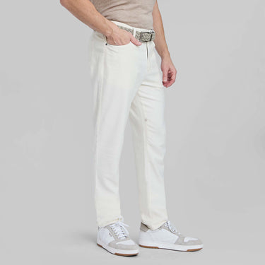 R51 Pant - Feather Terry 5-Pocket - Off White