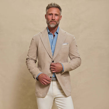 The Riccardo - Italian Soft Jacket - Tan