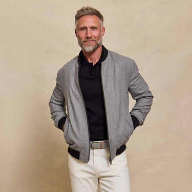 The Cruise - Rib Bomber - Heather Grey