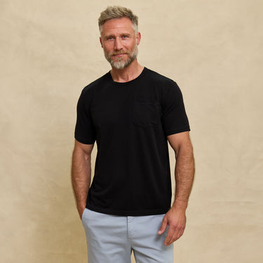 The Rick - Pocket Tee - Black