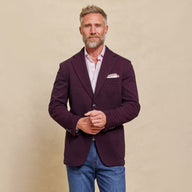 The Riccardo - Italian Soft Jacket - Maroon