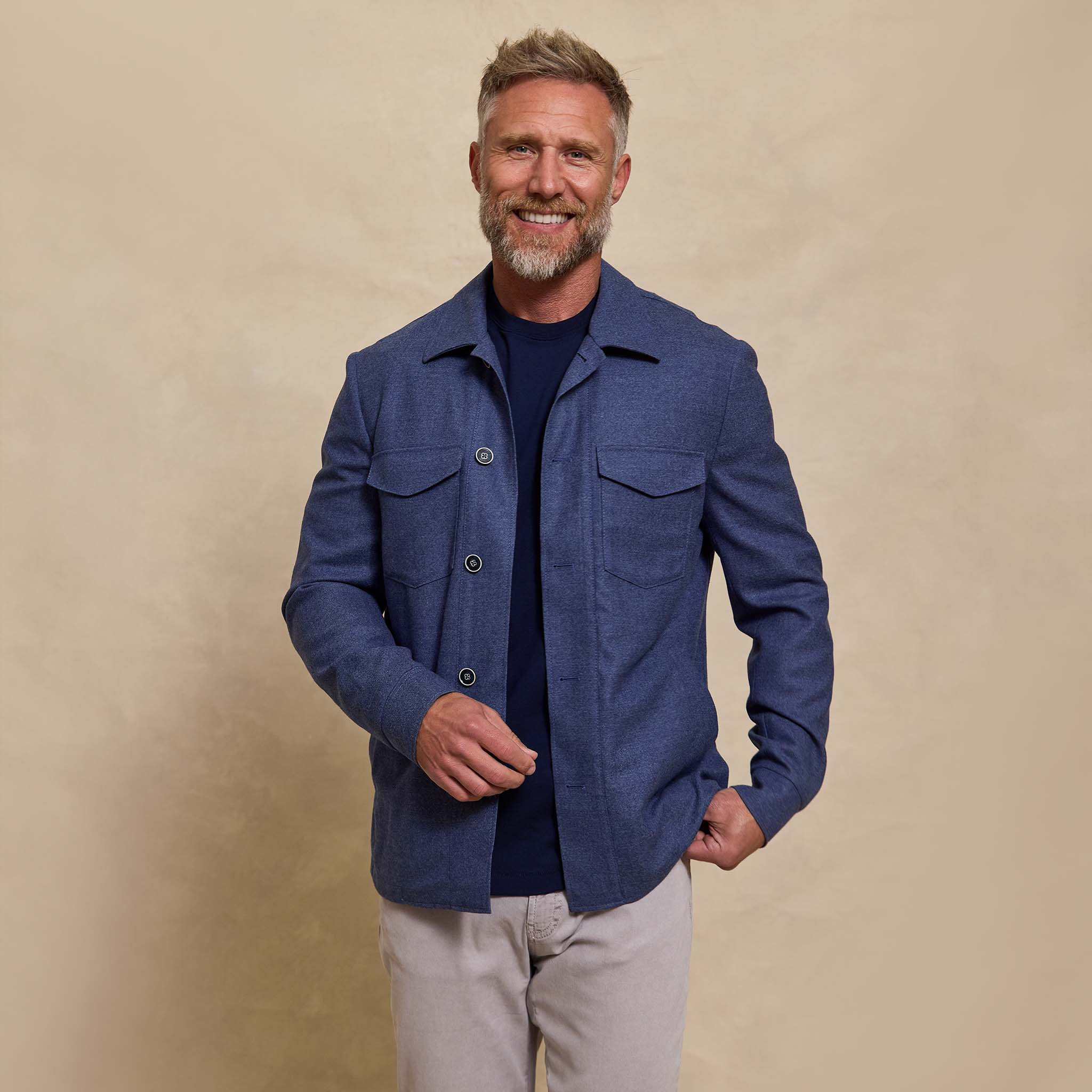 The Cody - Work Jacket - Heather Blue – Rye 51