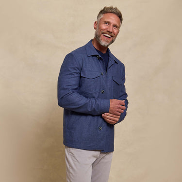 The Cody - Work Jacket - Heather Blue