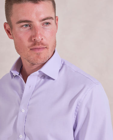 The Brookes - Thomas Mason Queens Oxford Journey Dress Shirt - Lavender