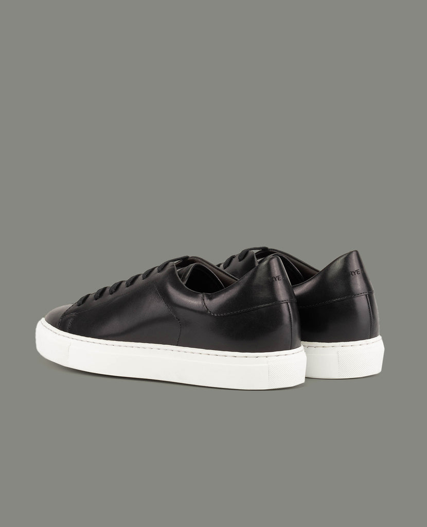 The Rhodes - Leather Sneaker - Black – Rye 51