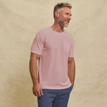 The Rick - Pocket Tee - Rosewood