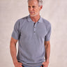 The travis sweater knit polo short sleeve shirt