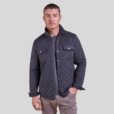 The Pike - Quilted Jacket - Charcoal