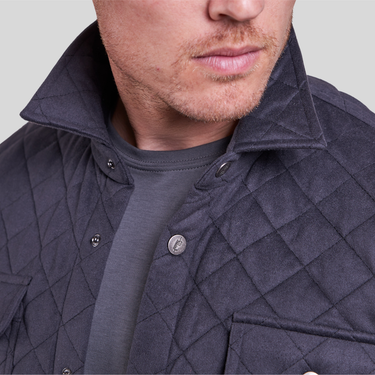 The Pike - Quilted Jacket - Charcoal