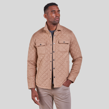 The Pike - Quilted Jacket - Camel