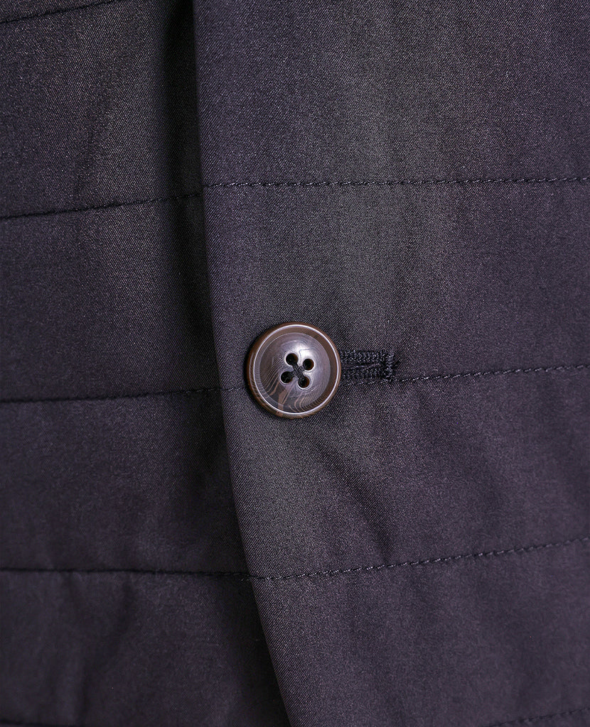 The Beckett Nylon Shell Vest Black Rye 51