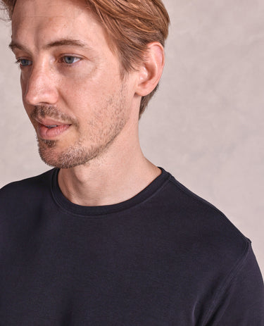 The Luxe Supima - Crew Neck SS Tee - Black