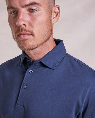 The Luxe Supima - LS Polo - Navy